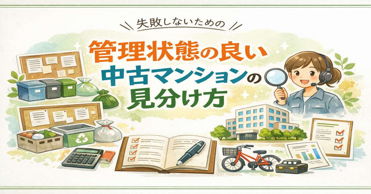 管理状態の良い中古マンションの見分け方
